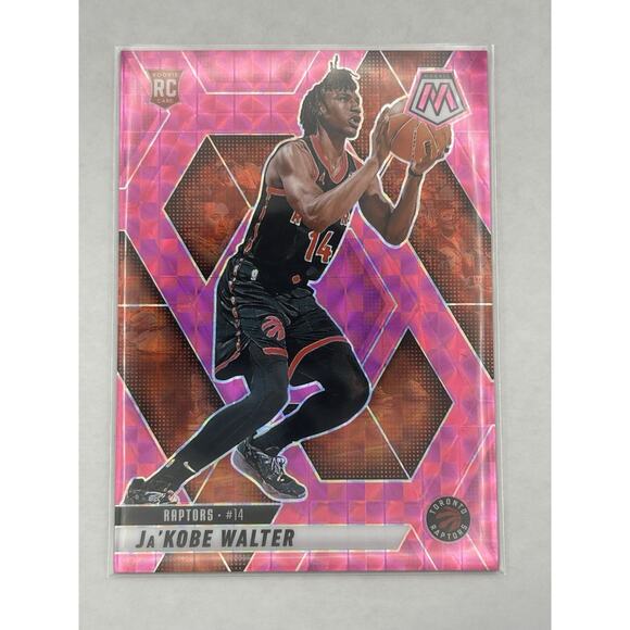 2024-25 Panini Mosaic - Rookies Ja'Kobe Walter #234 Pink Mosaic Prizm /175 (RC) - Picture 1 of 2
